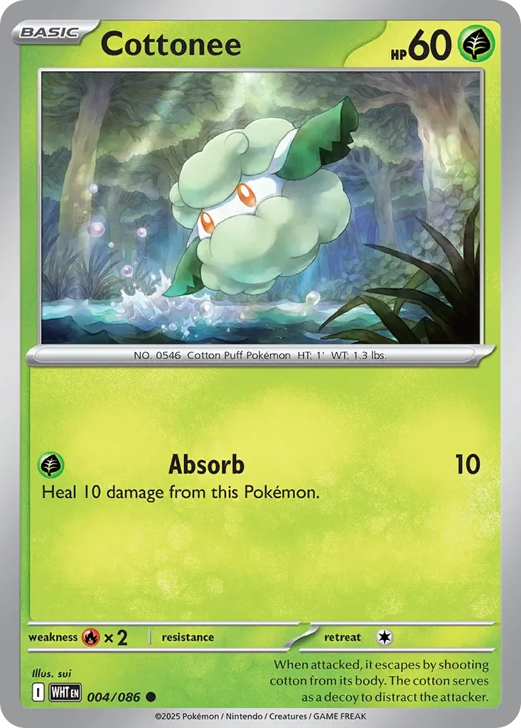 Cottonee Reverse Holo