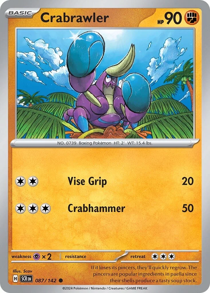 Crabrawler Reverse Holo