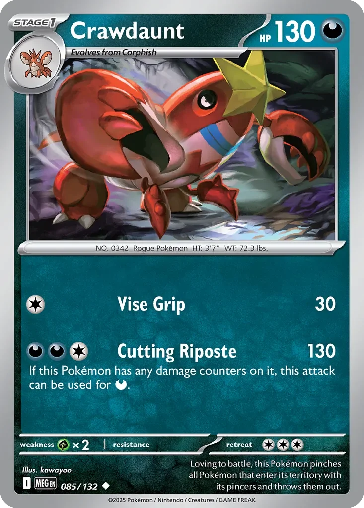 Crawdaunt Reverse Holo