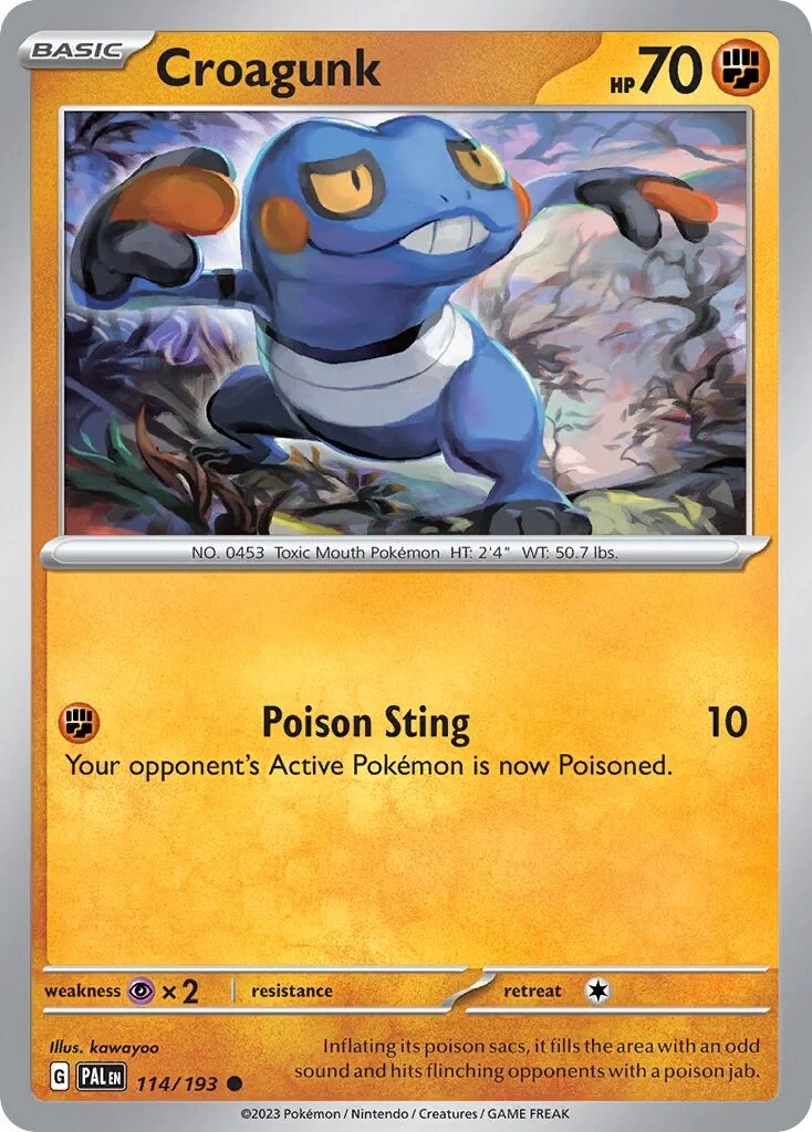 Croagunk Reverse Holo
