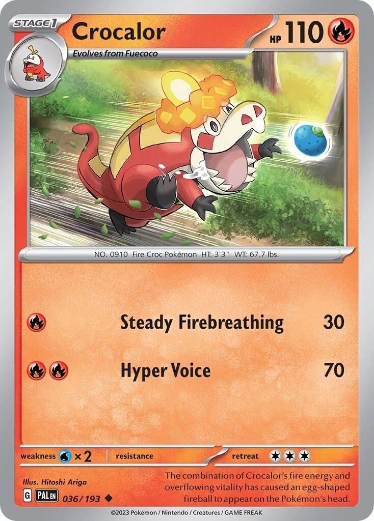 Crocalor Reverse Holo