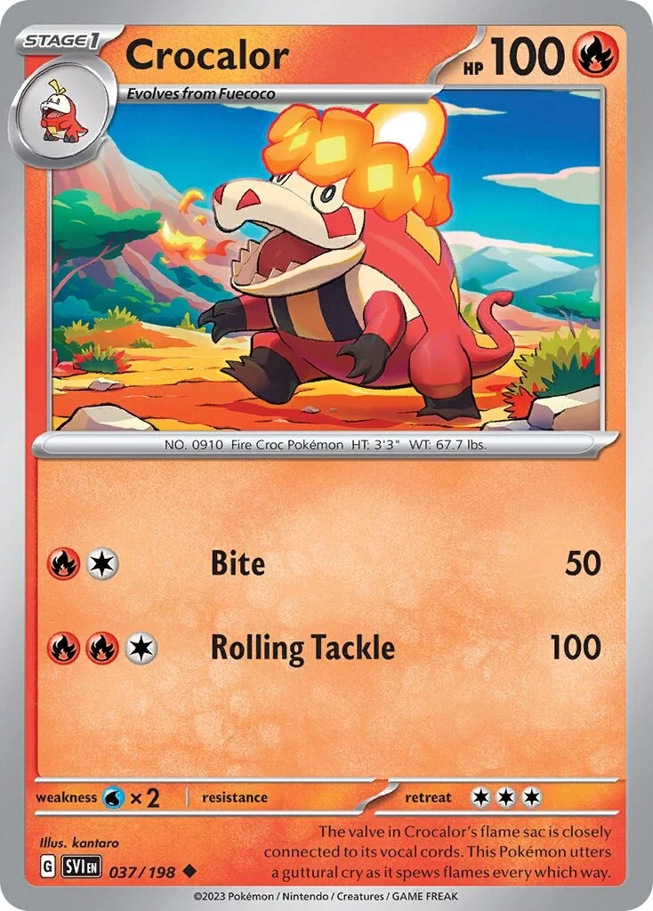 Crocalor Reverse Holo