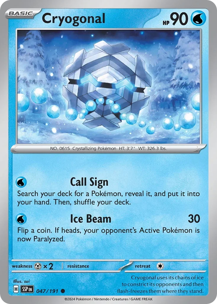 Cryogonal Reverse Holo