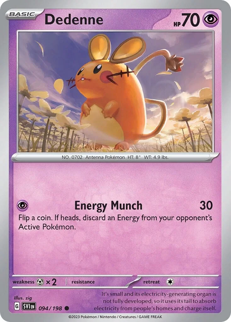 Dedenne Reverse Holo
