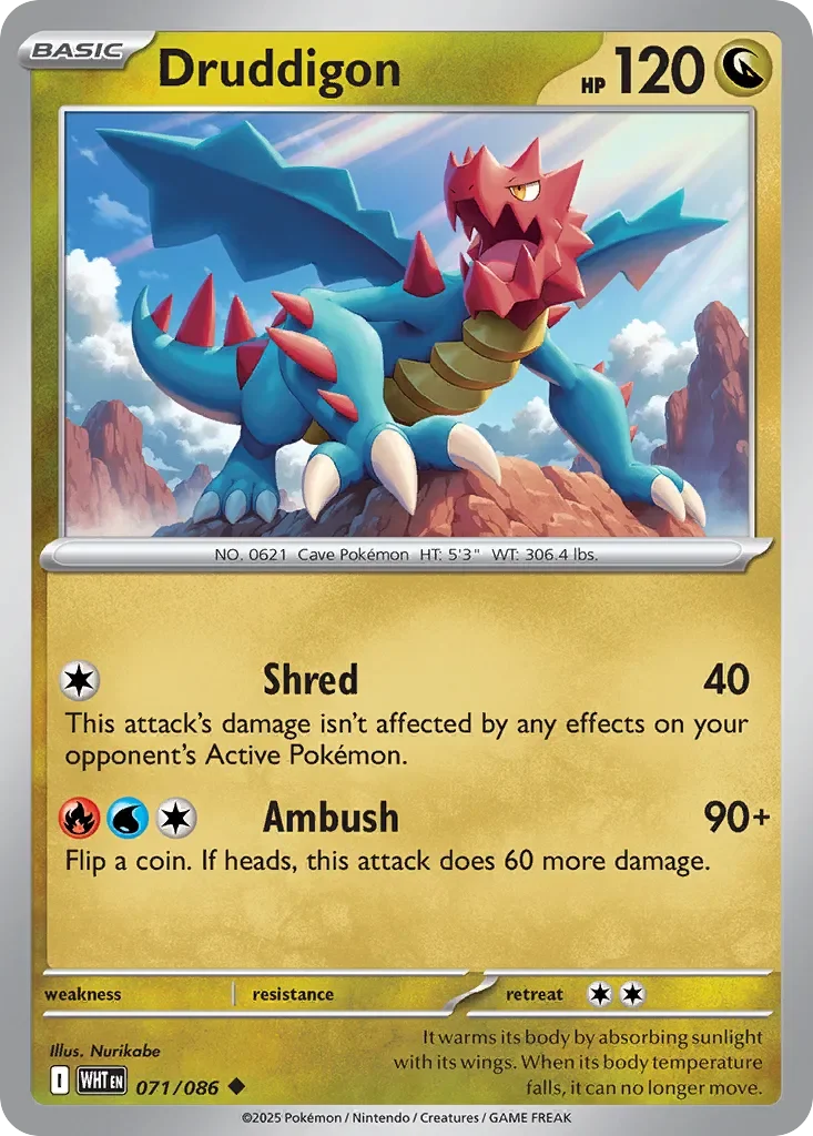 Druddigon Reverse Holo