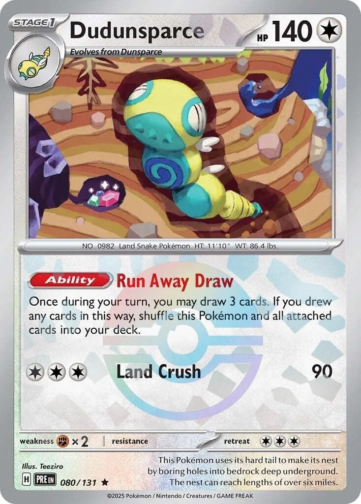 Dudunsparce [Poke Ball] Reverse Holo