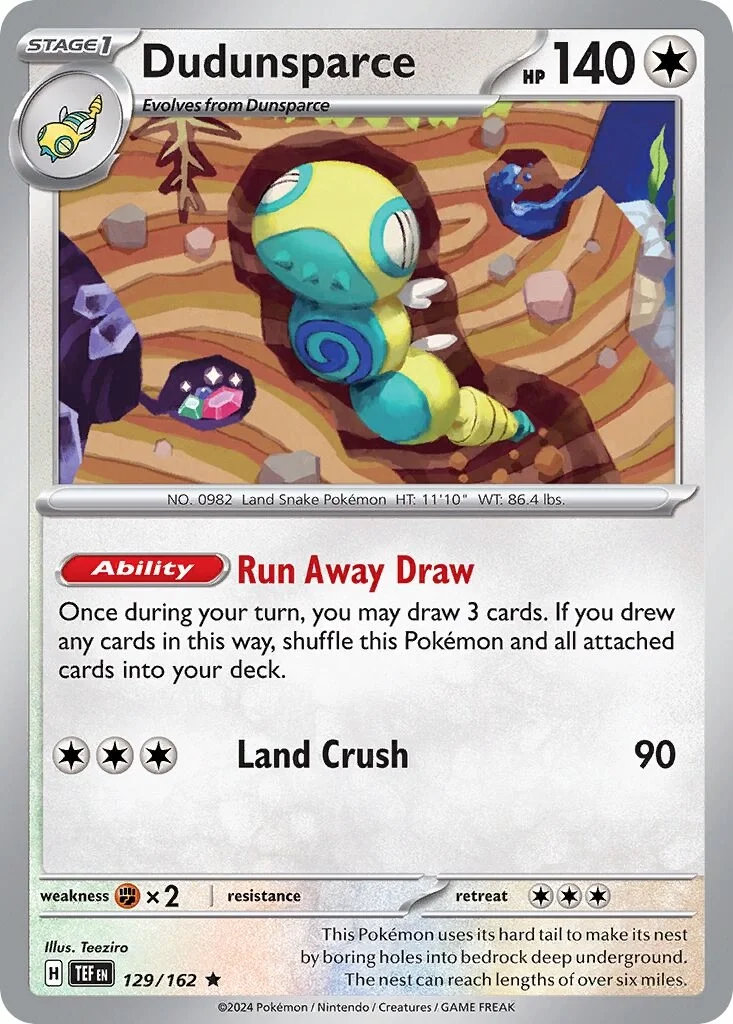 Dudunsparce Reverse Holo