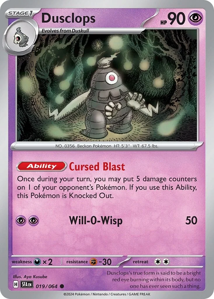 Dusclops Reverse Holo