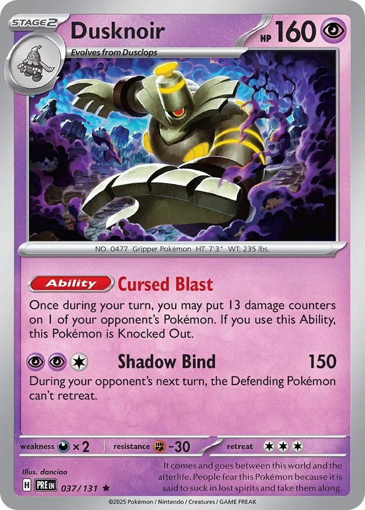 Dusknoir Reverse Holo