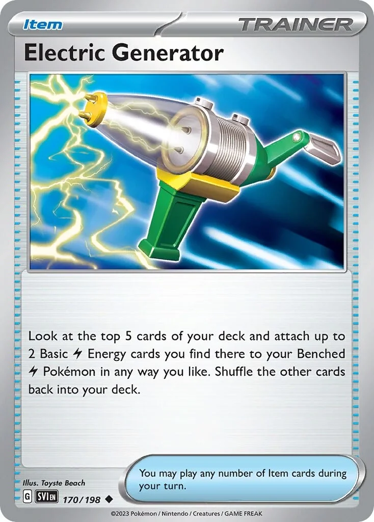 Electric Generator Reverse Holo