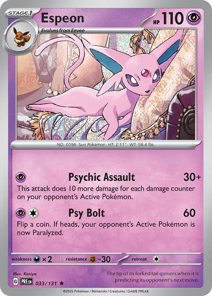 Espeon Reverse Holo