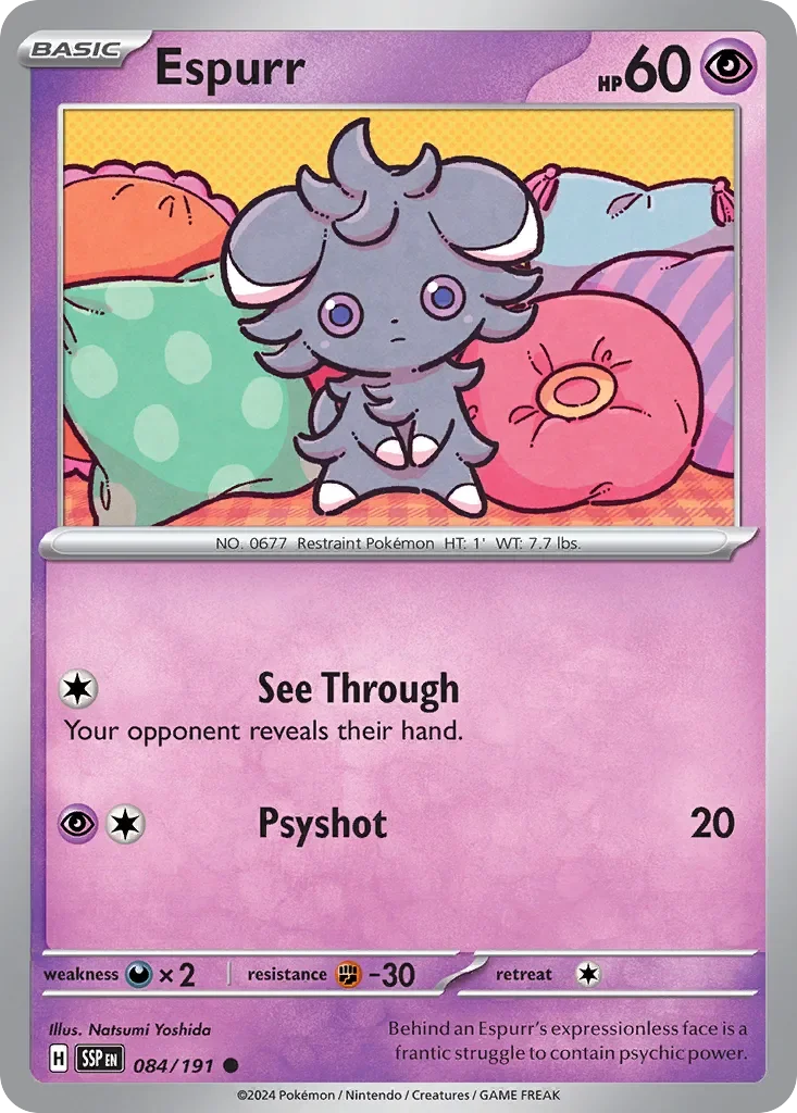 Espurr Reverse Holo