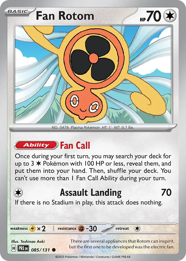 Fan Rotom Reverse Holo