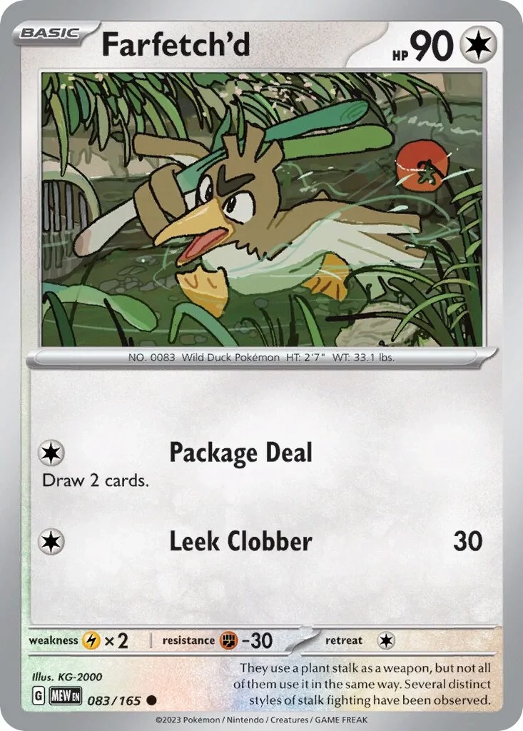 Farfetch'd Reverse Holo