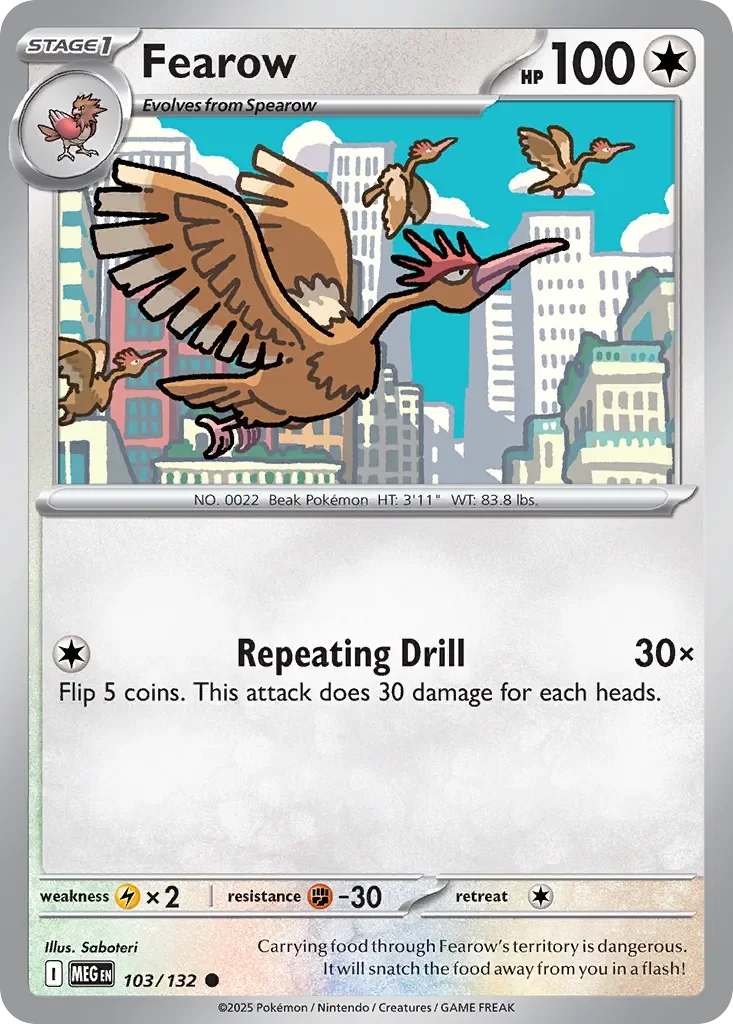 Fearow Reverse Holo