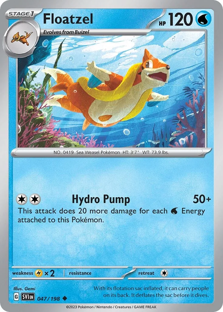 Floatzel Reverse Holo