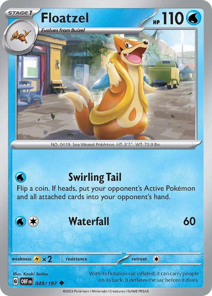 Floatzel Reverse Holo