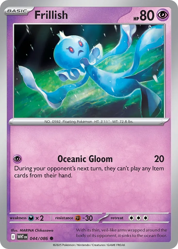 Frillish Reverse Holo