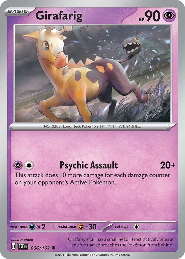Girafarig Reverse Holo