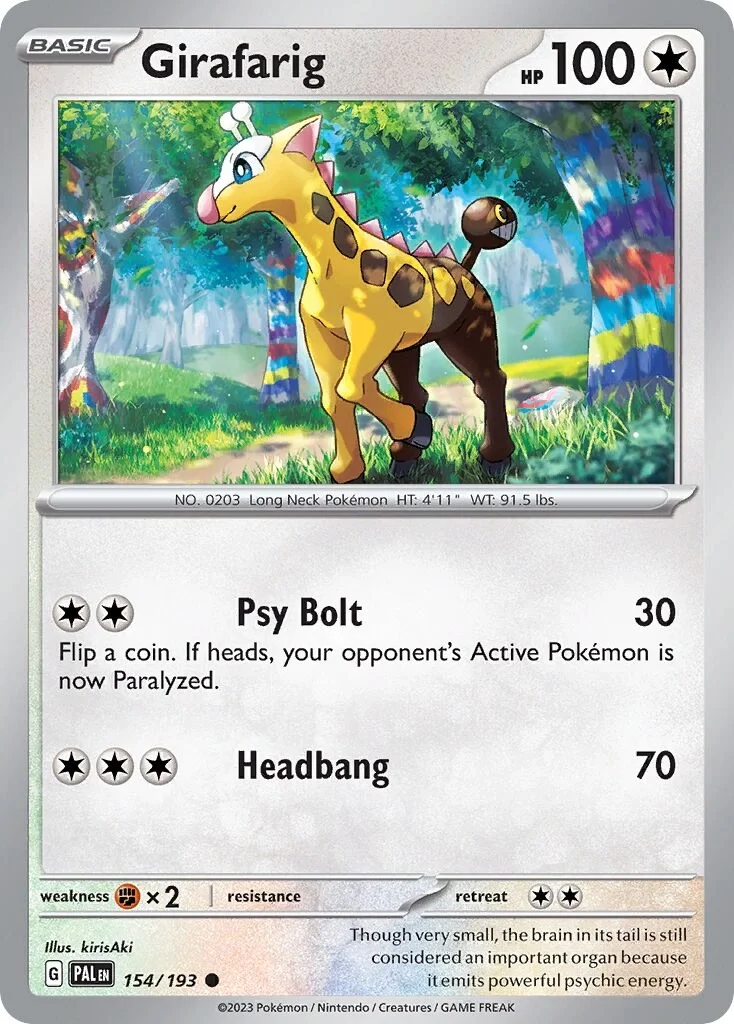 Girafarig Reverse Holo