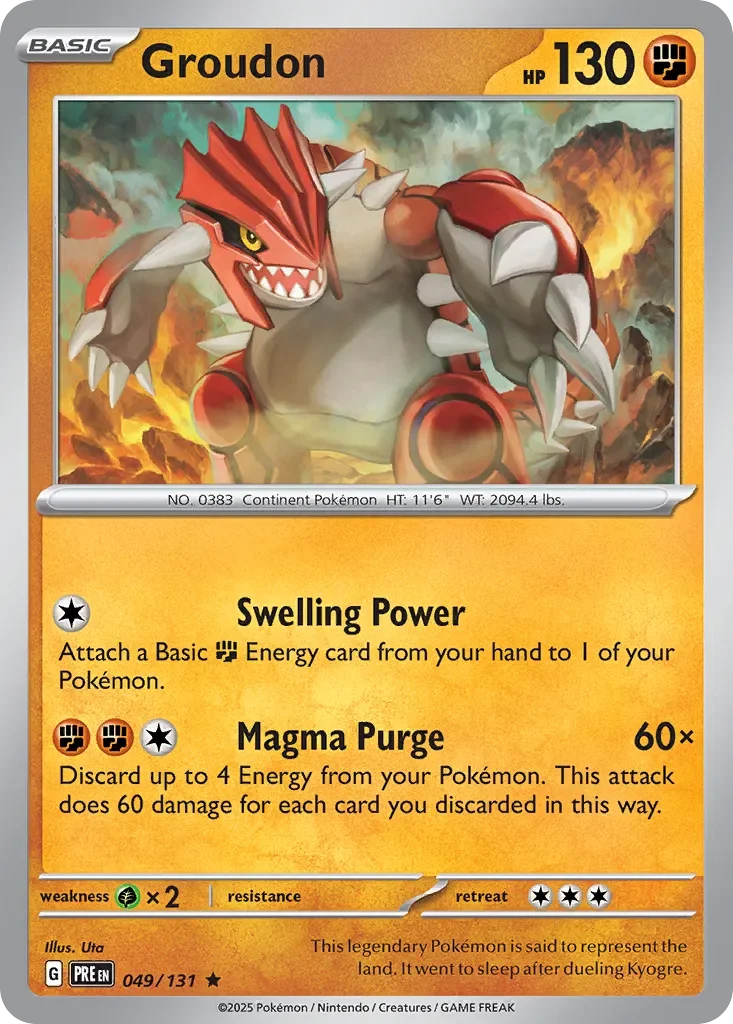 Groudon Reverse Holo