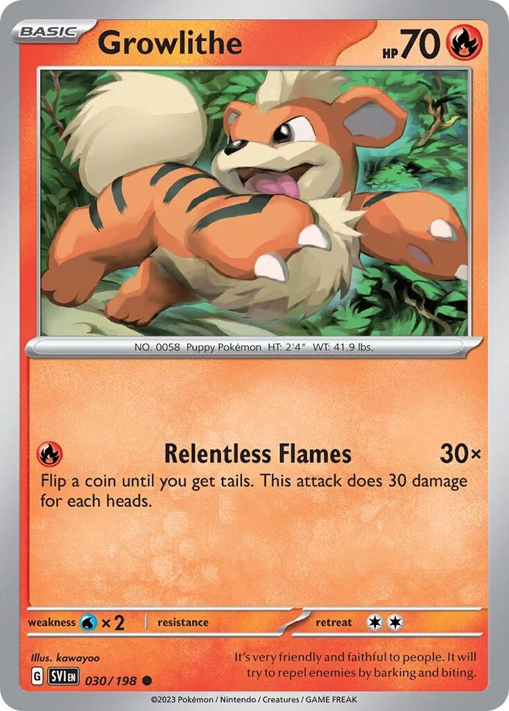 Growlithe Reverse Holo