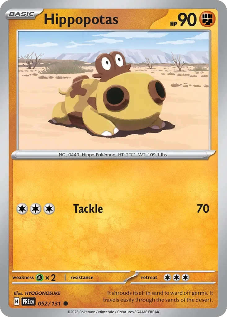 Hippopotas Reverse Holo