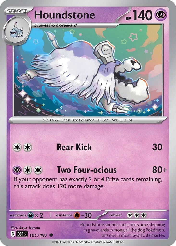 Houndstone Reverse Holo