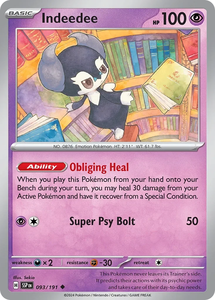 Indeedee Reverse Holo