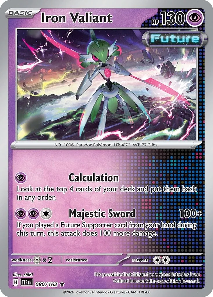 Iron Valiant Reverse Holo