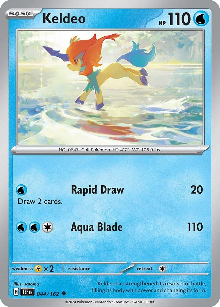 Keldeo Reverse Holo