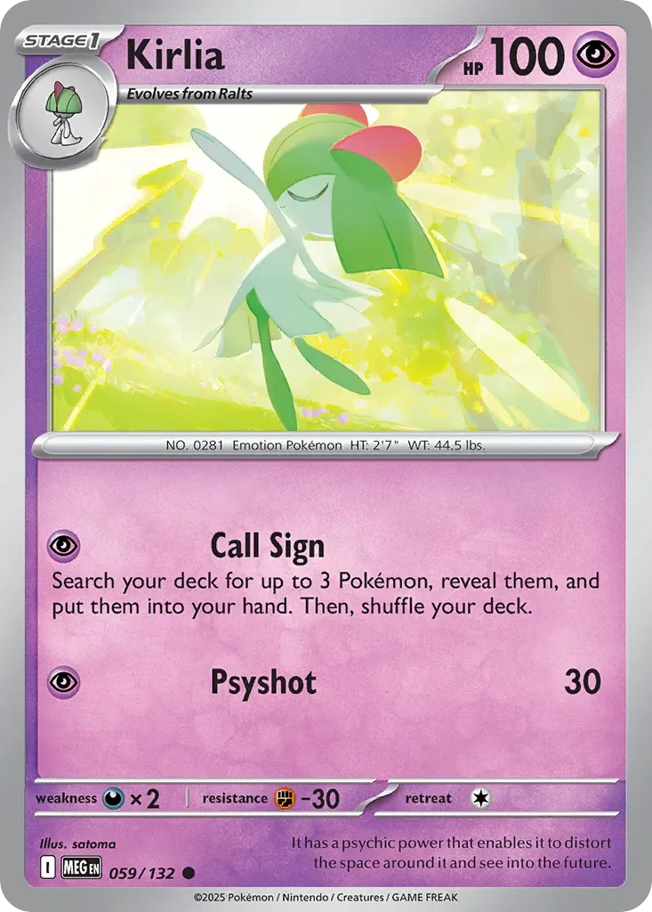 Kirlia Reverse Holo
