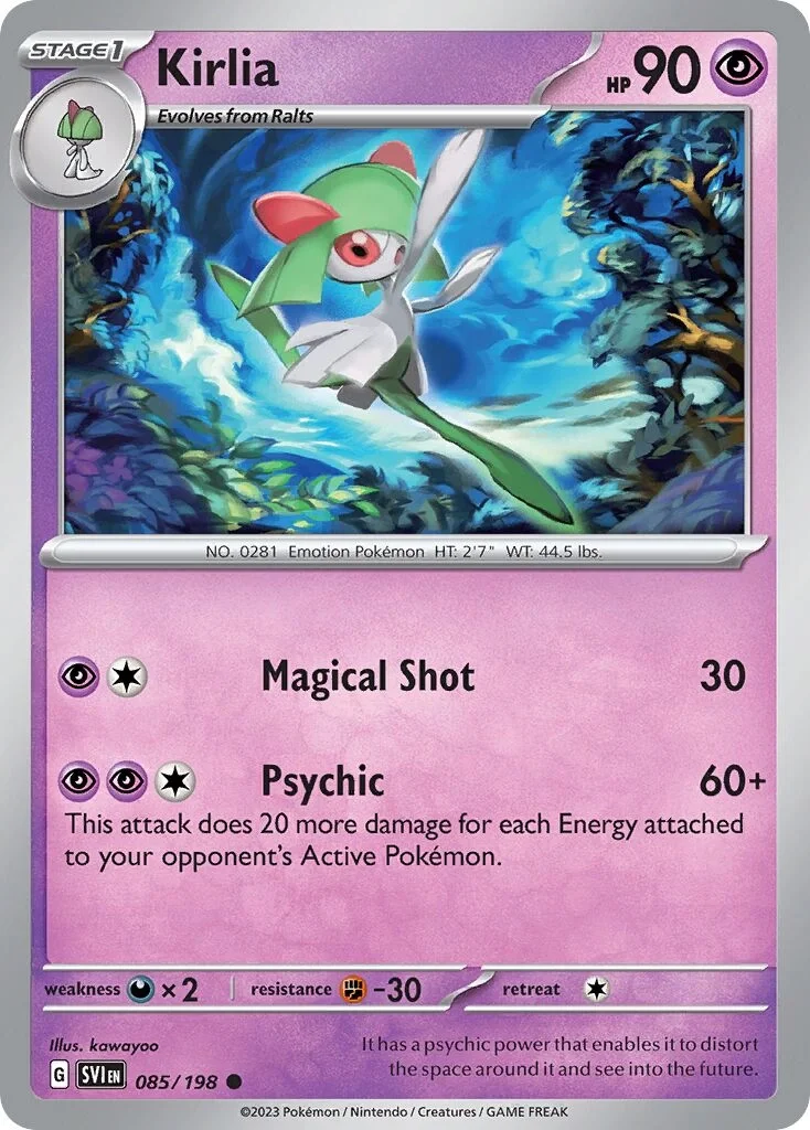 Kirlia Reverse Holo