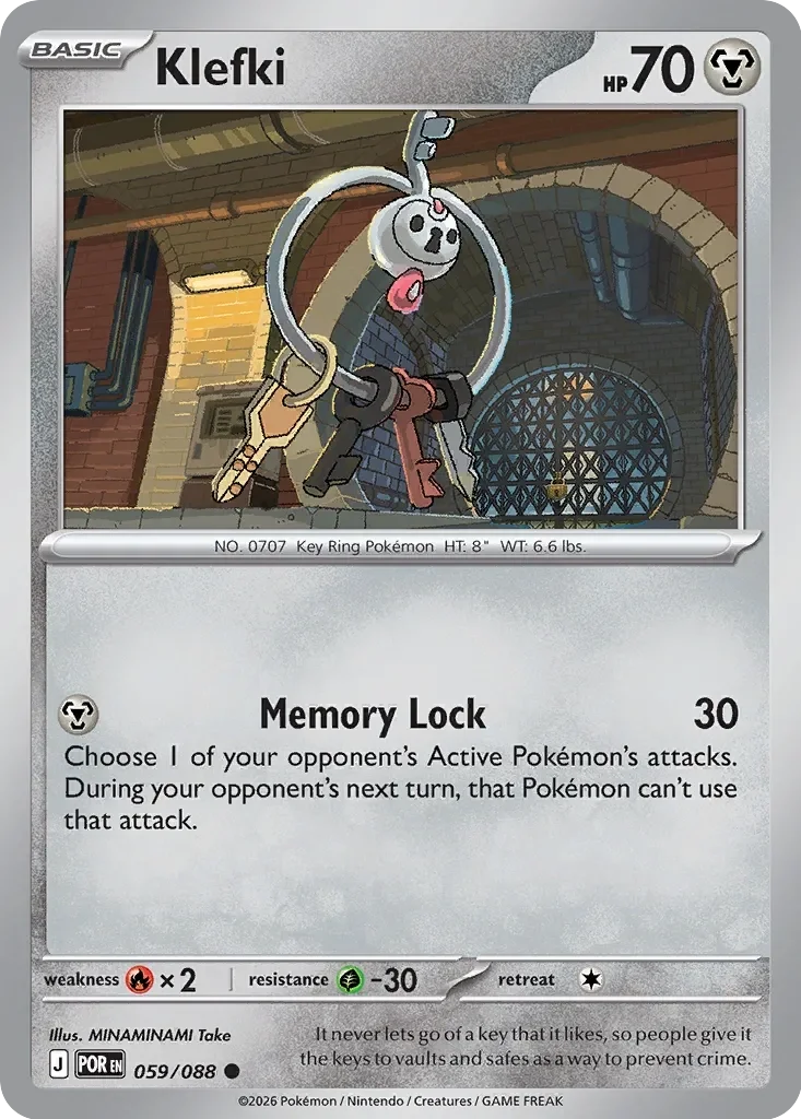 Klefki Reverse Holo