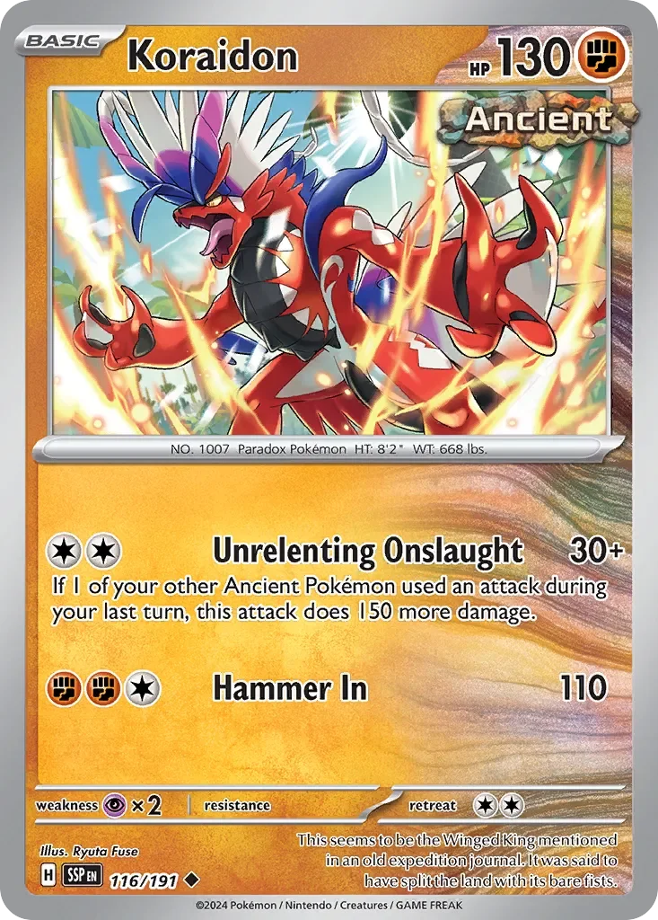 Koraidon Reverse Holo