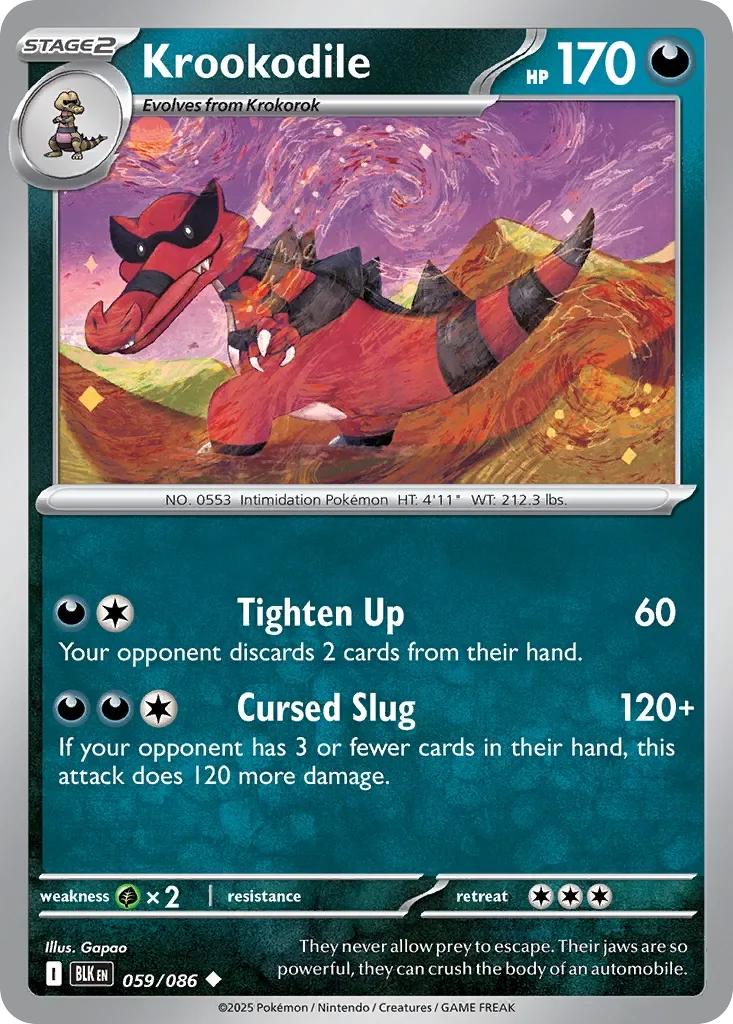 Krookodile Reverse Holo