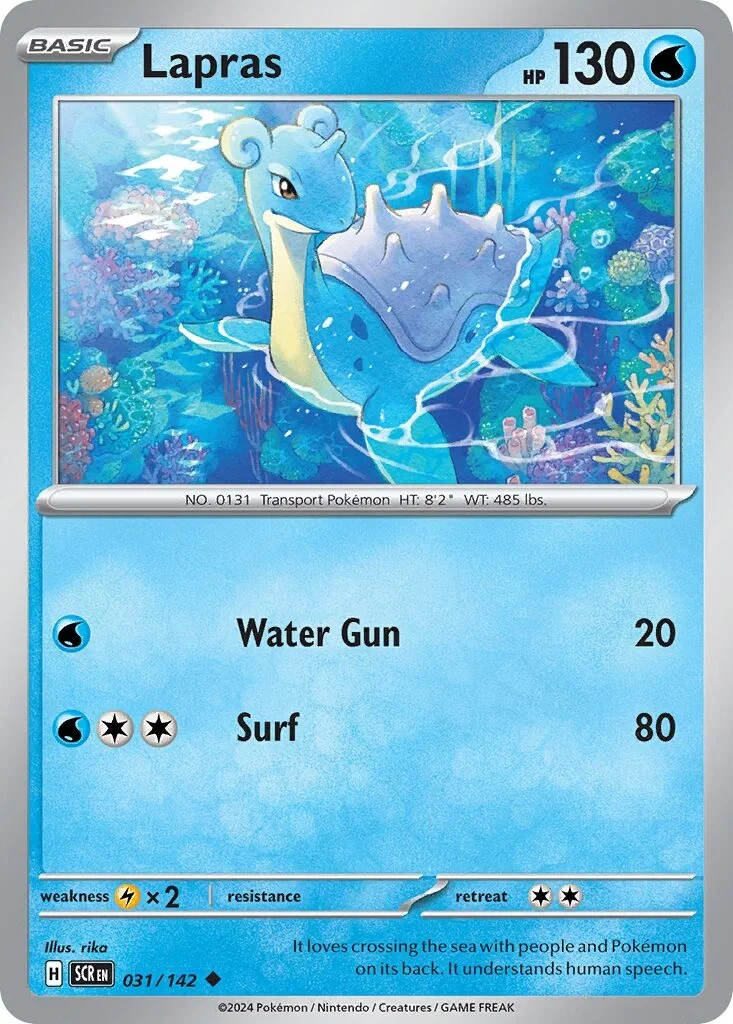 Lapras Reverse Holo