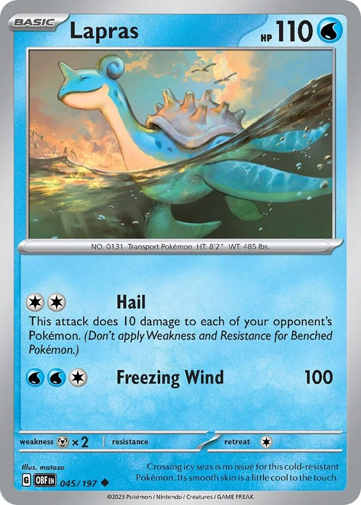Lapras Reverse Holo