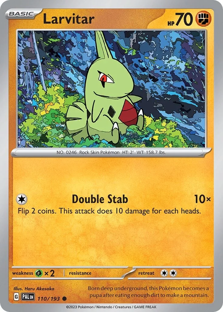 Larvitar Reverse Holo