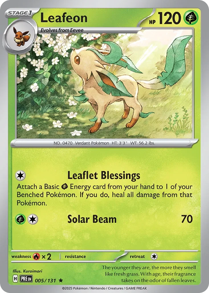 Leafeon Reverse Holo