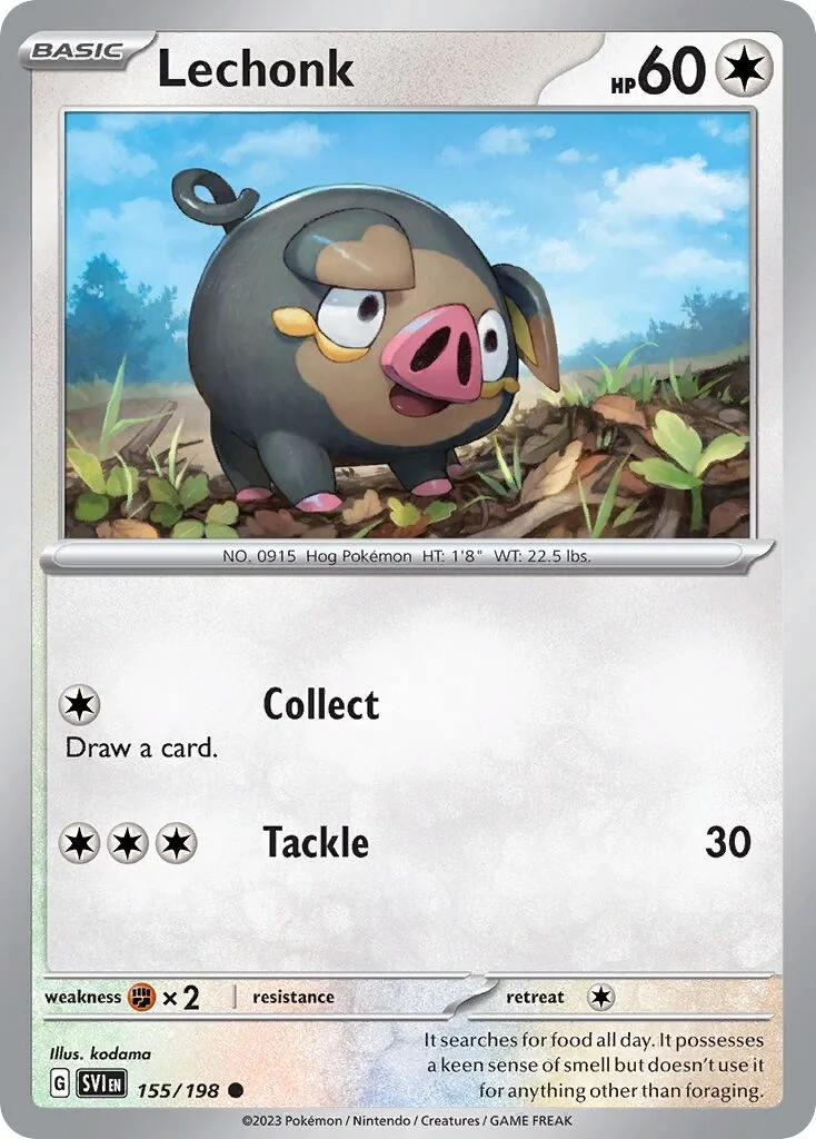 Lechonk Reverse Holo