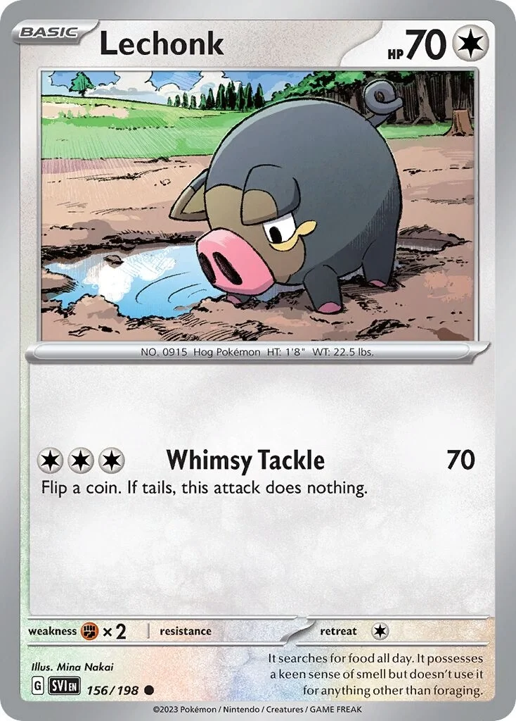 Lechonk Reverse Holo