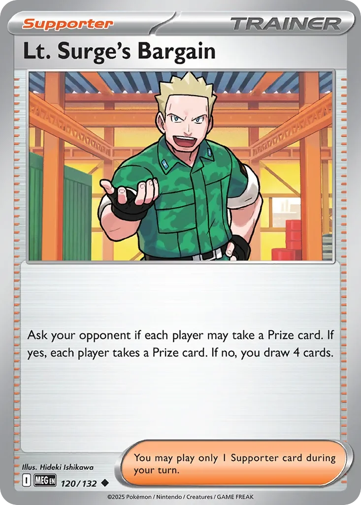 Lt. Surge's Bargain Reverse Holo