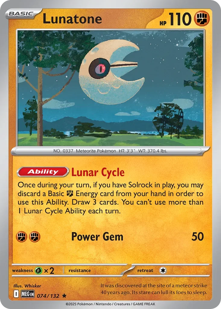 Lunatone Reverse Holo