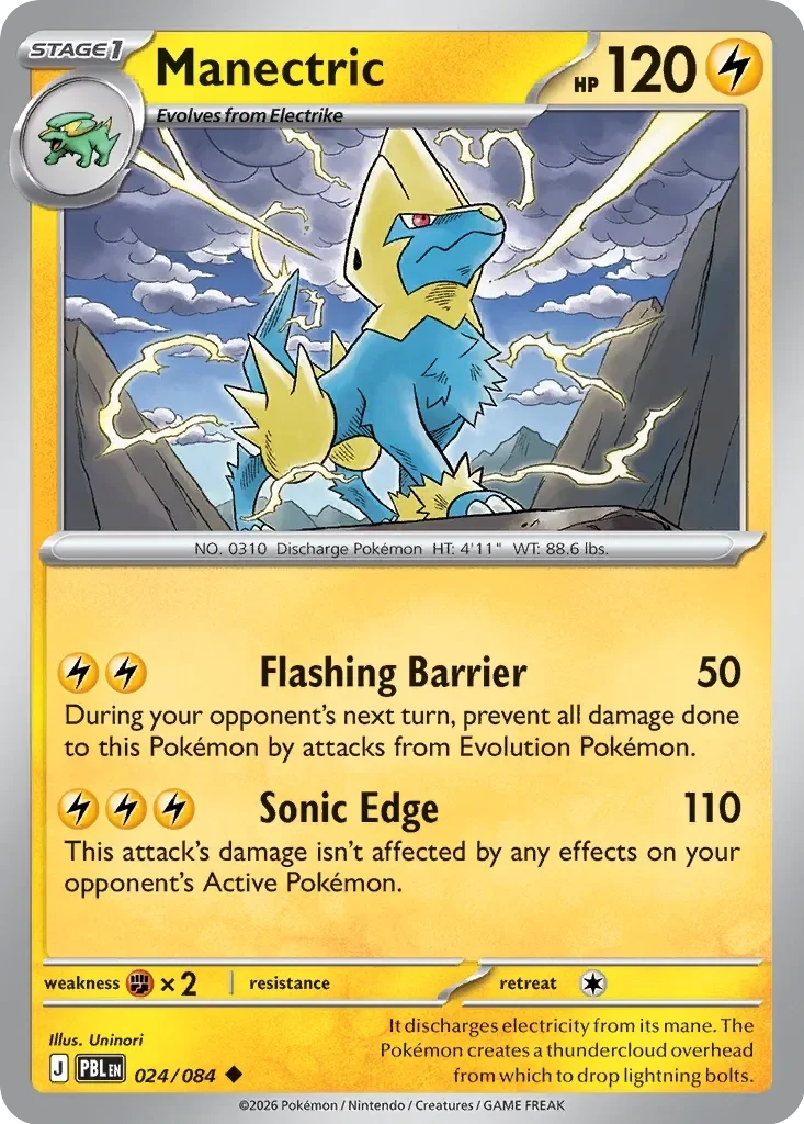 Manectric Reverse Holo
