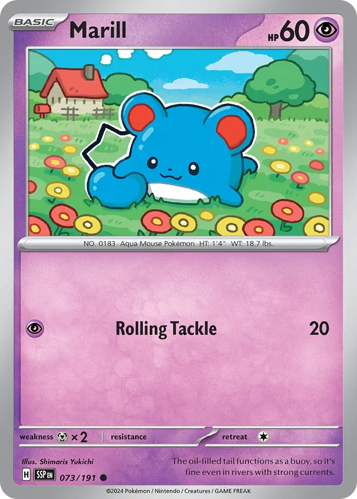 Marill Reverse Holo