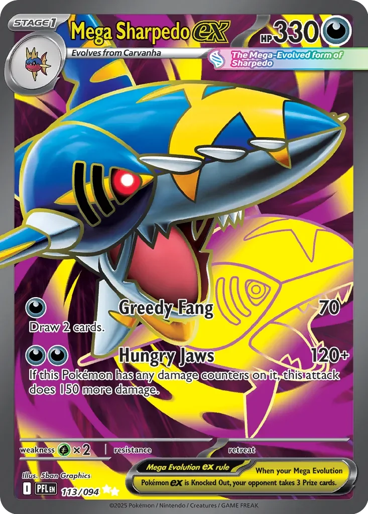 Mega Sharpedo ex