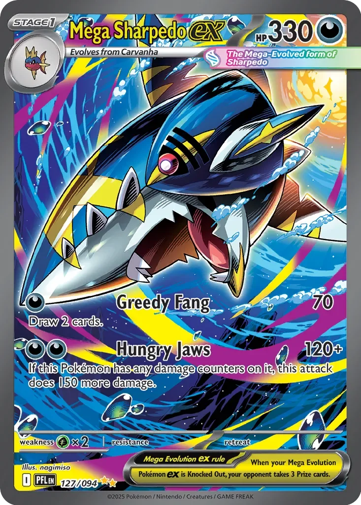 Mega Sharpedo ex