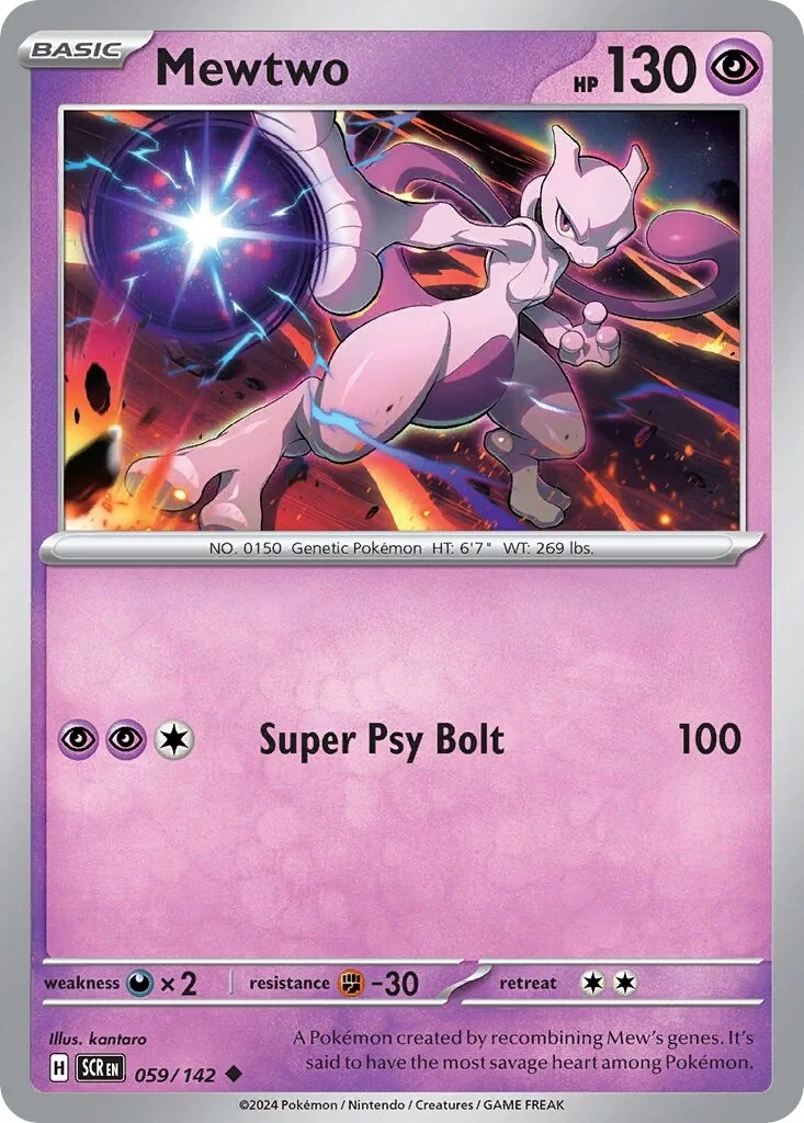 Mewtwo Reverse Holo