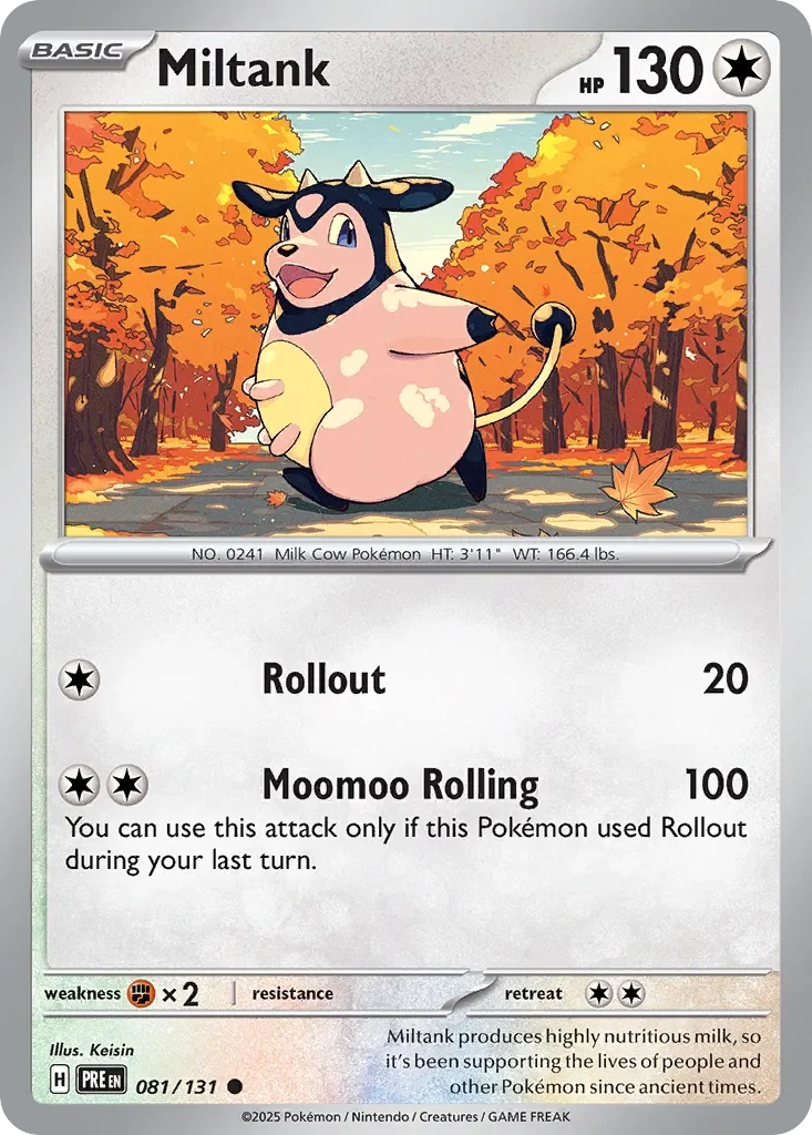 Miltank Reverse Holo